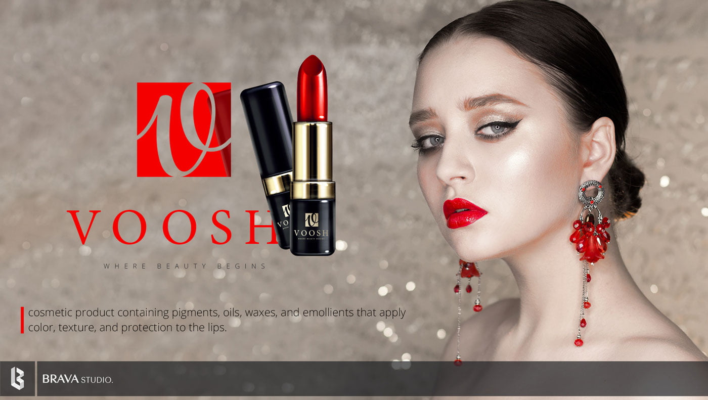 voosh beauty - Brava Studio - Brand Identity - cosmetics products design